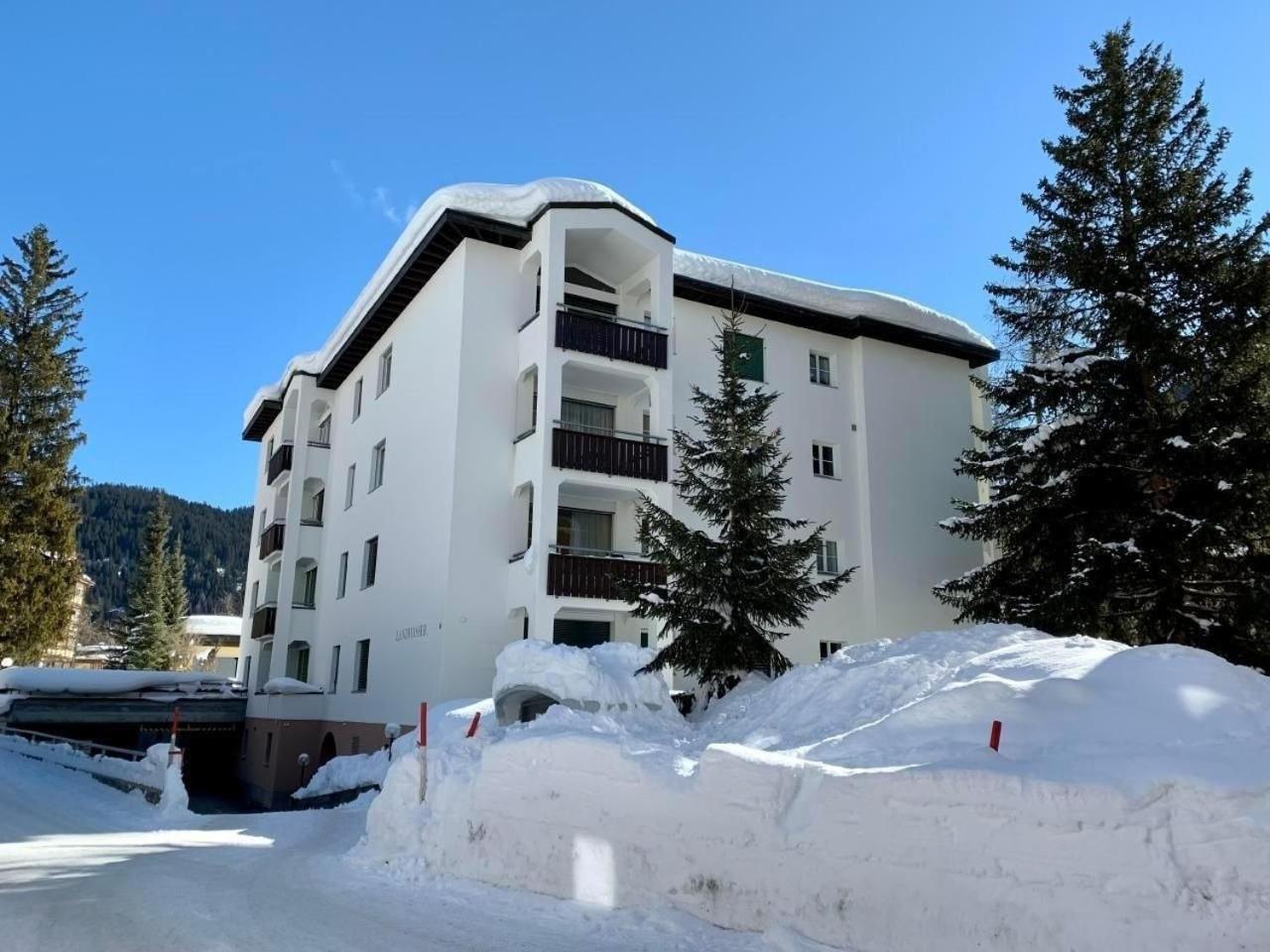 Ferienwohnung Gian: Central Apartment Near Congress Center & Winter Activities Davos Exterior photo